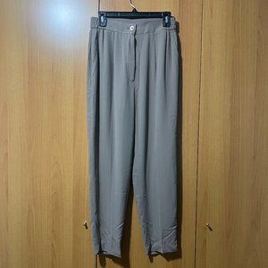 Taupe Straight Leg Trousers